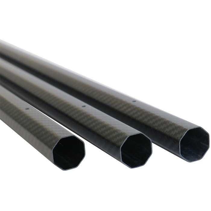 Kolfiber åttakantigt rör