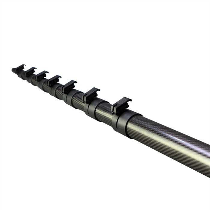 10m kolfiber teleskopstång