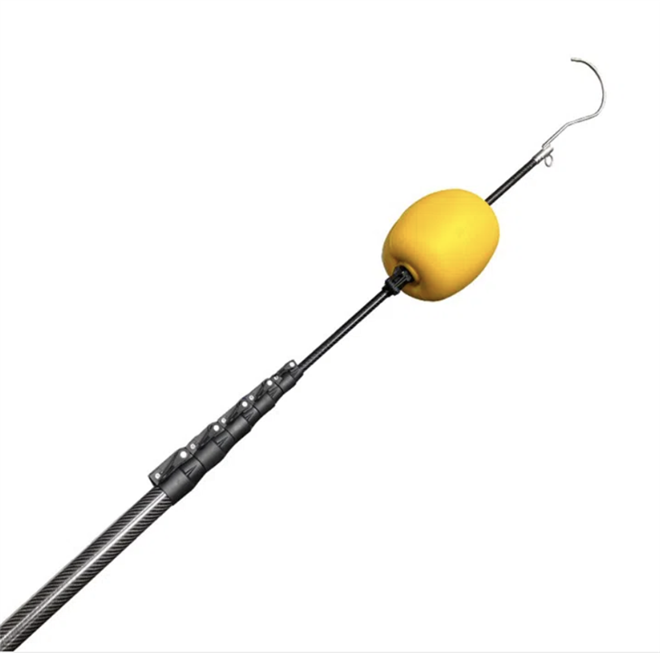 6 m räckvidd och räddningsstolpe